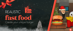 🍔 Realistic Fast Food - Create your unique burger