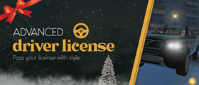 🚕 Advanced Driver License - Pass your license with style