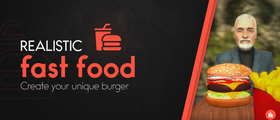 🍔 Realistic Fast Food - Create your unique burger