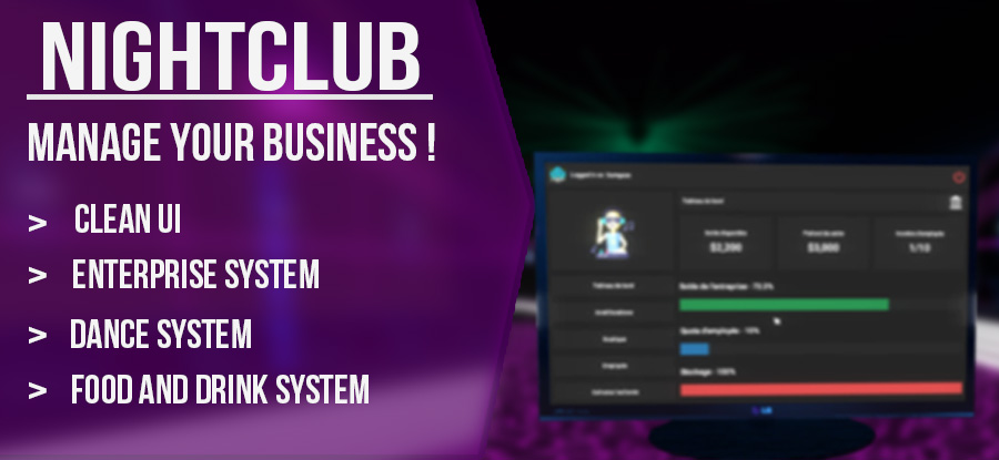 NightClub System 💋 | Manage your business ! 🍸