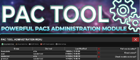 PACTool - PAC3 Administration Module · gmodstore