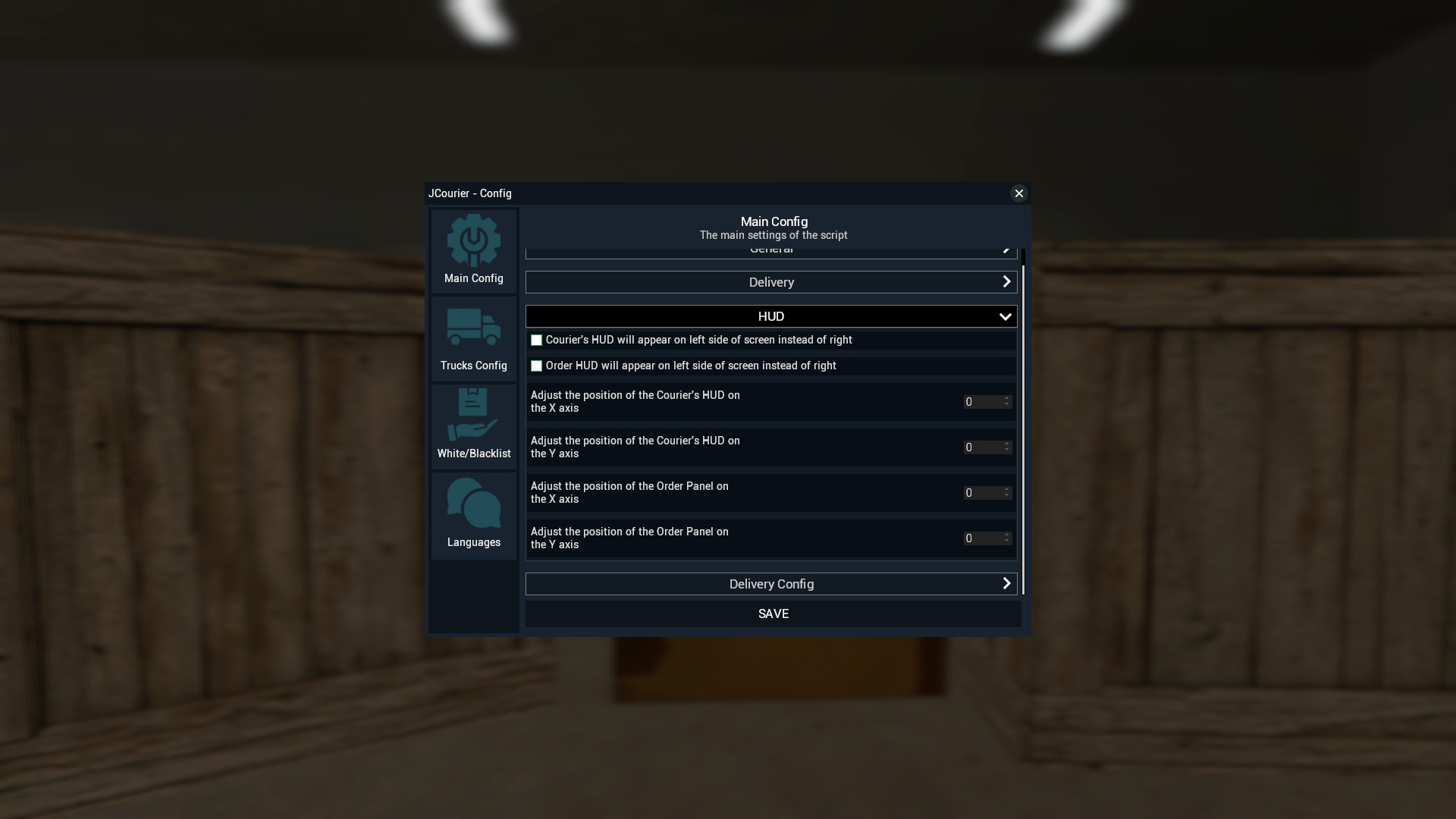 In-Game Config