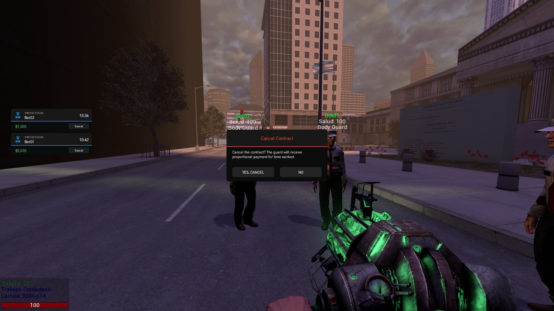 Cancel contracts at will