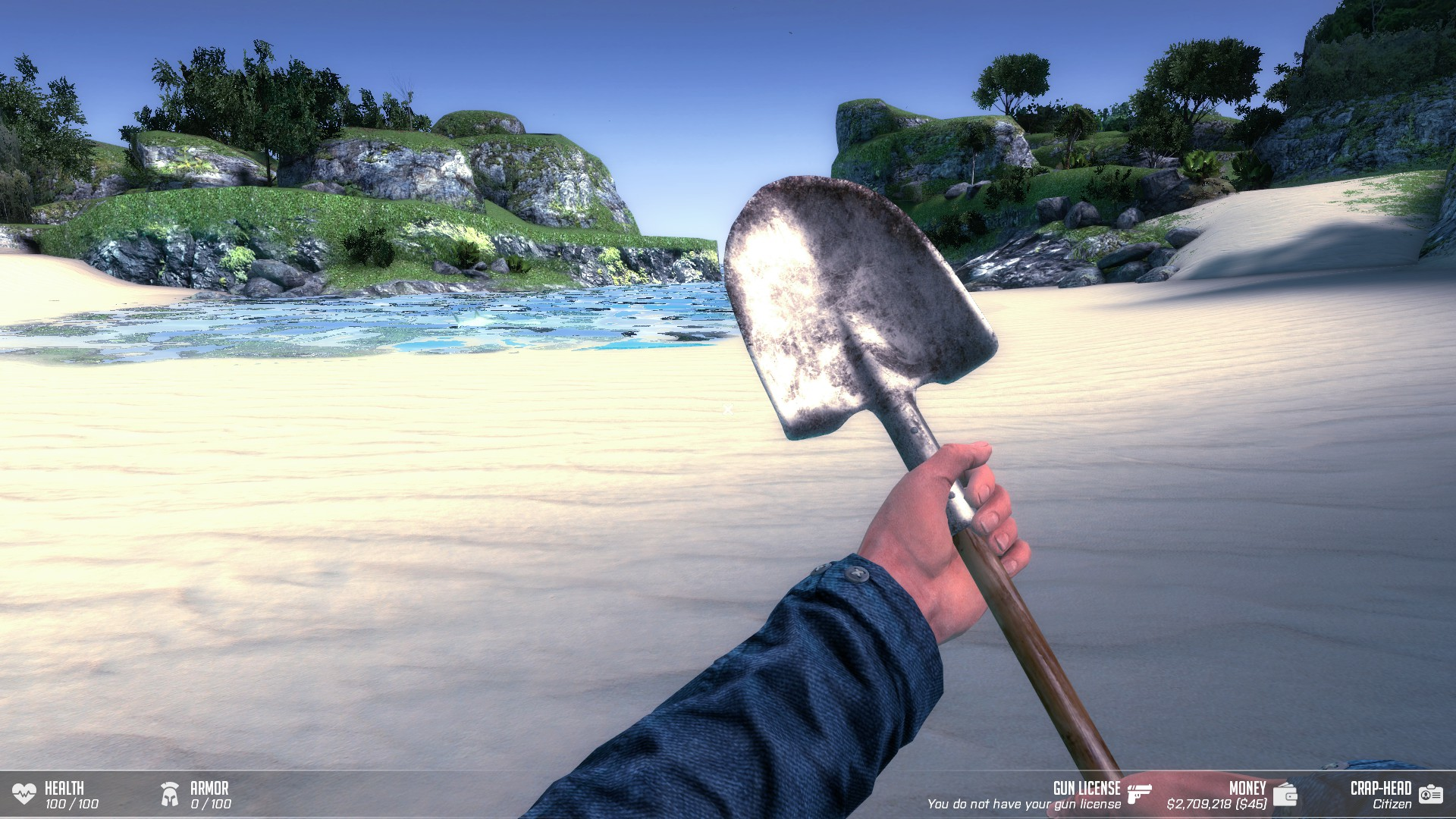 Treasure shovel