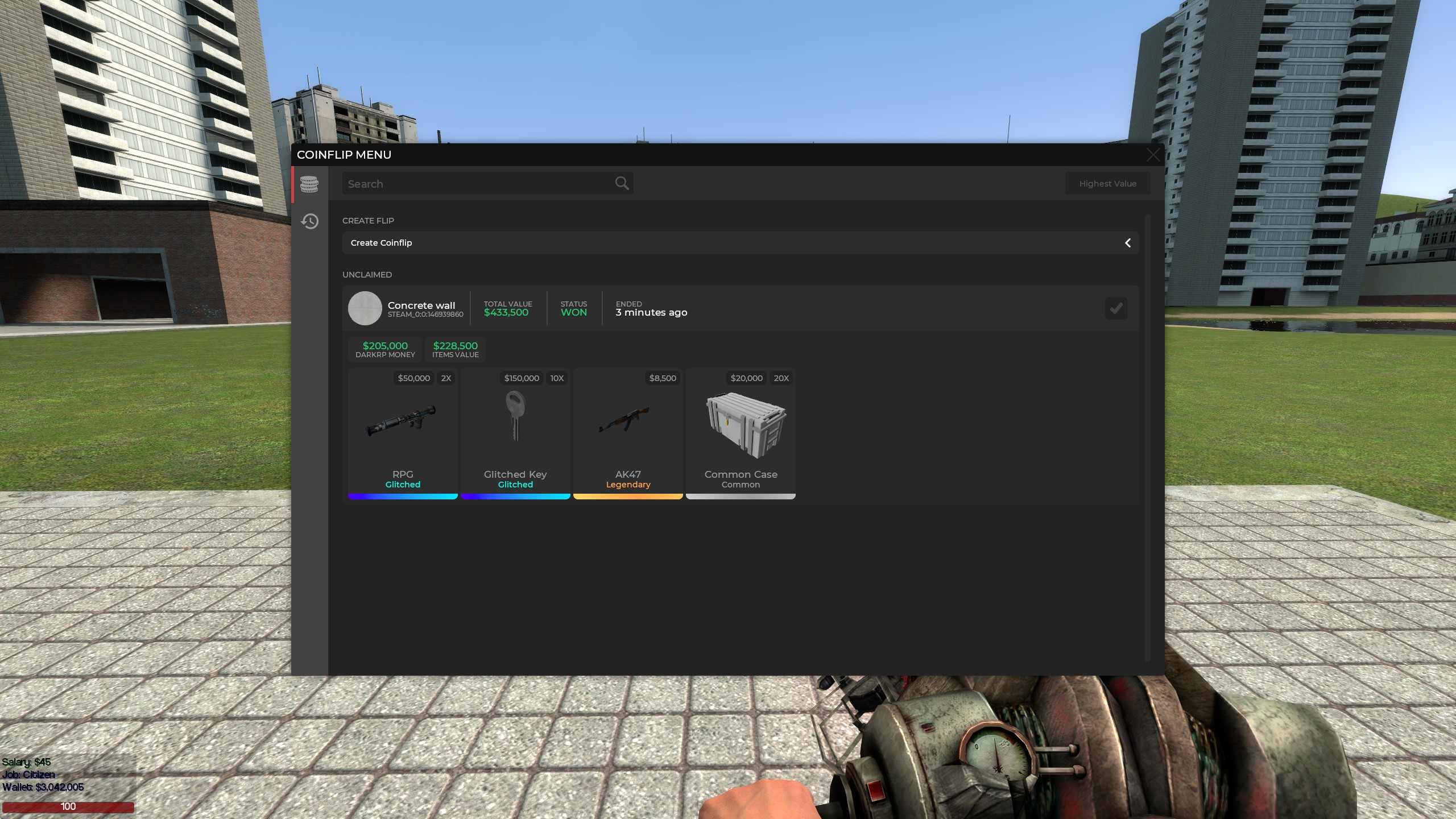 Unclaimed Coinflips