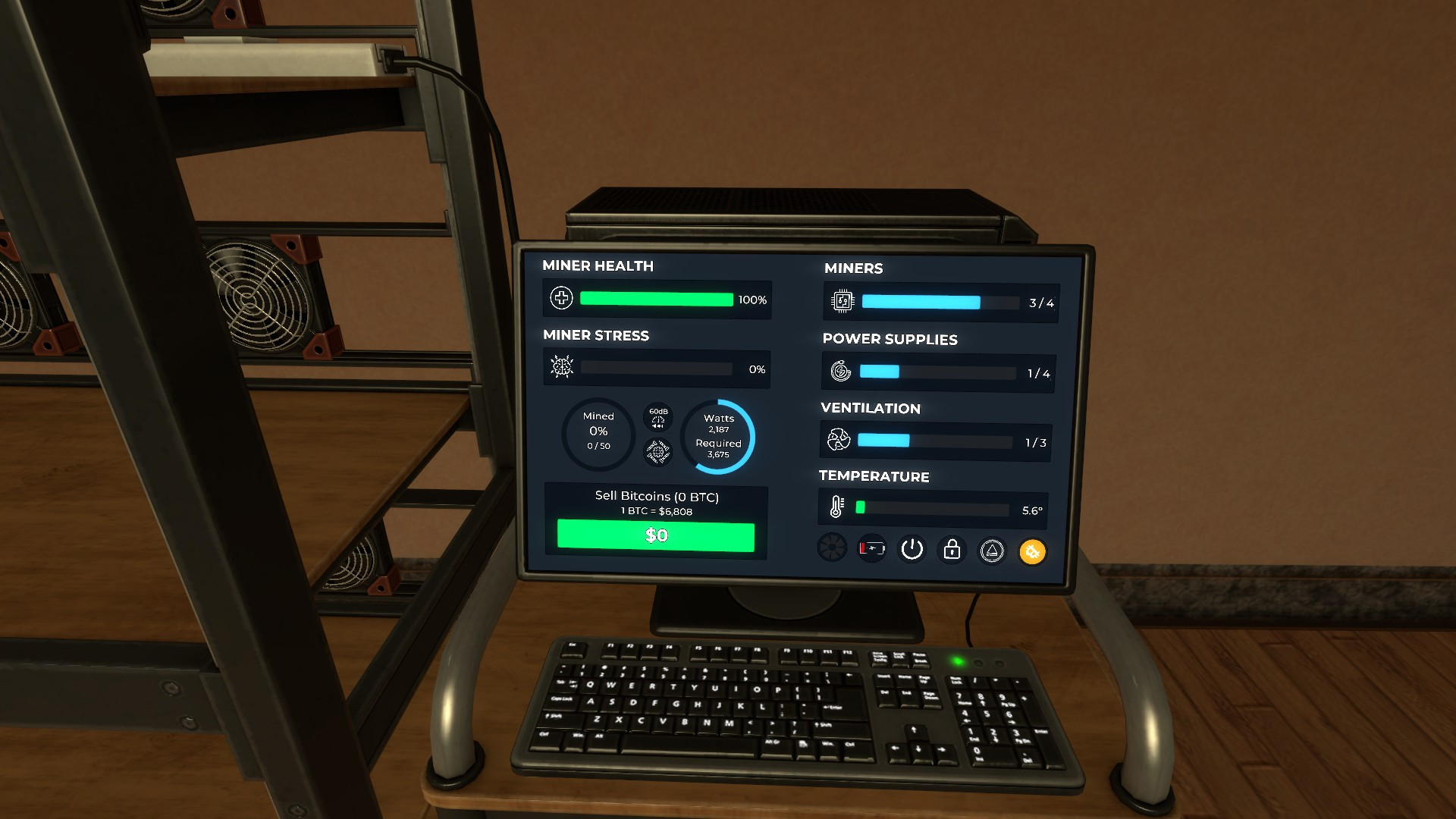 Bitminer Screen