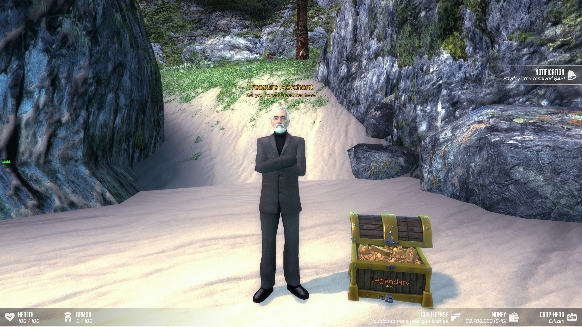 Selling treasures