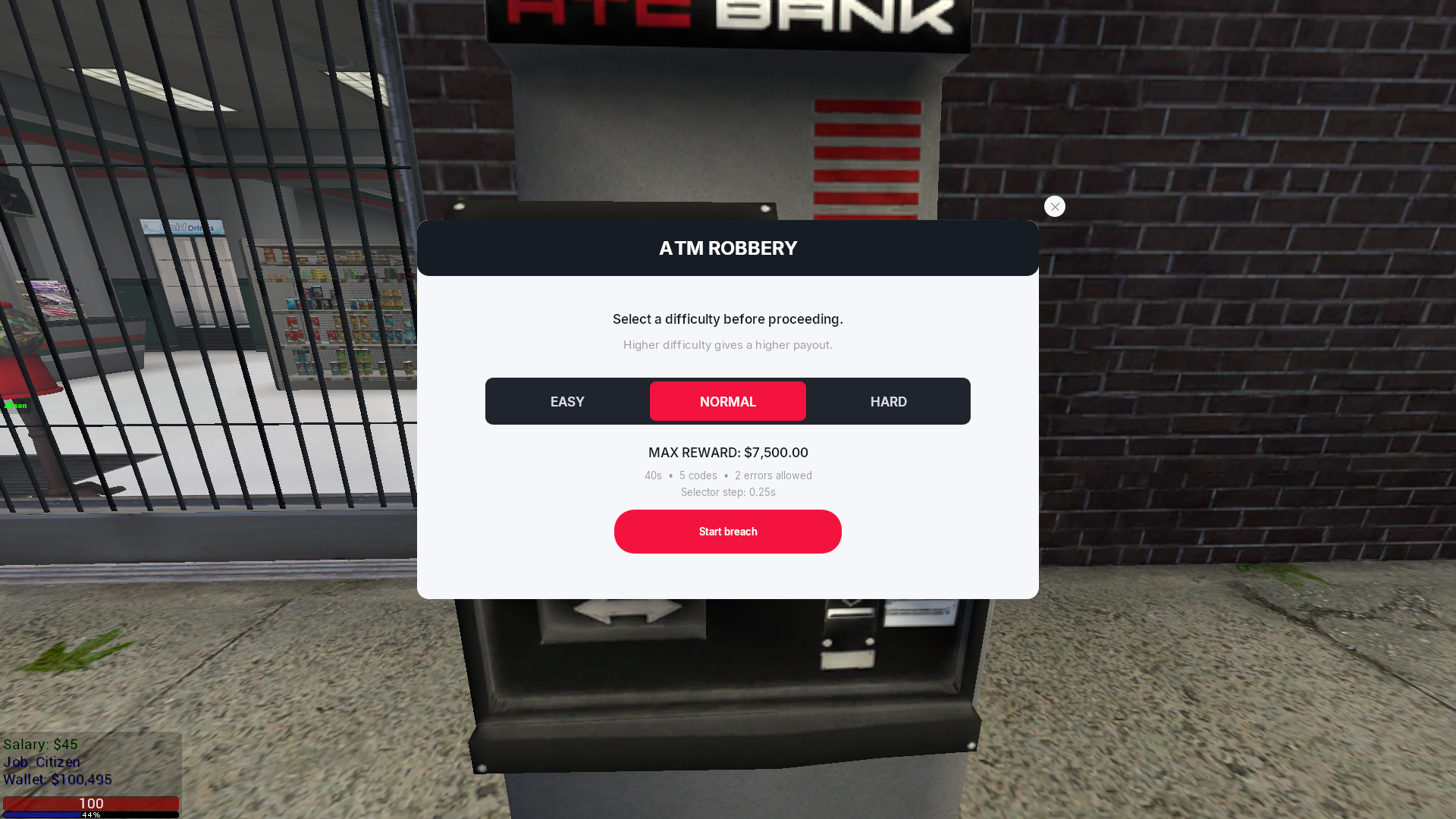 Hacking option
