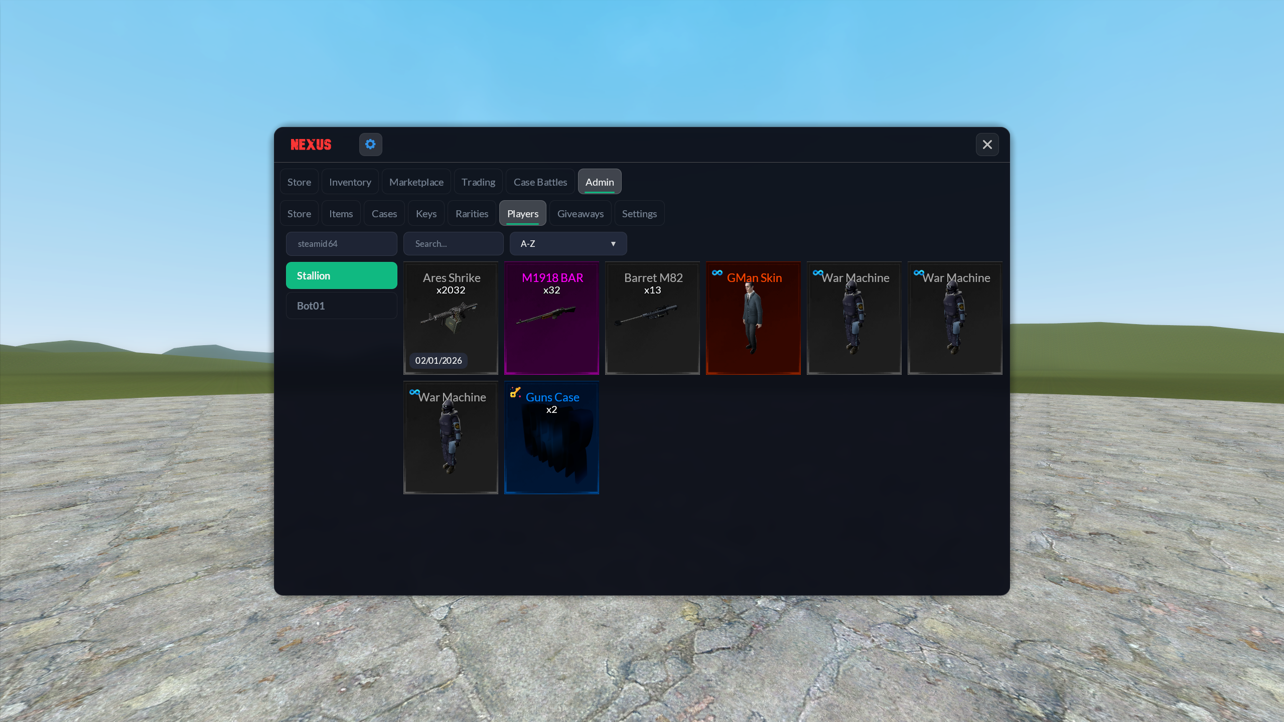 14. Admin Player