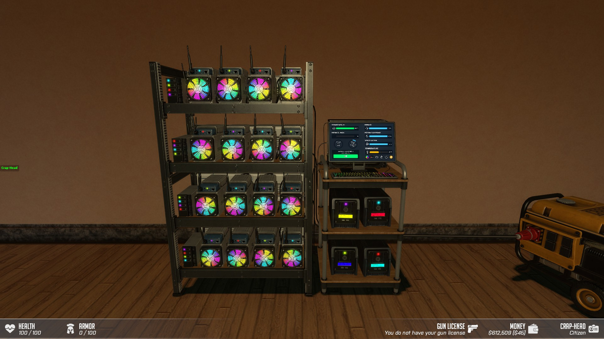 Bitminer with RGB enabled