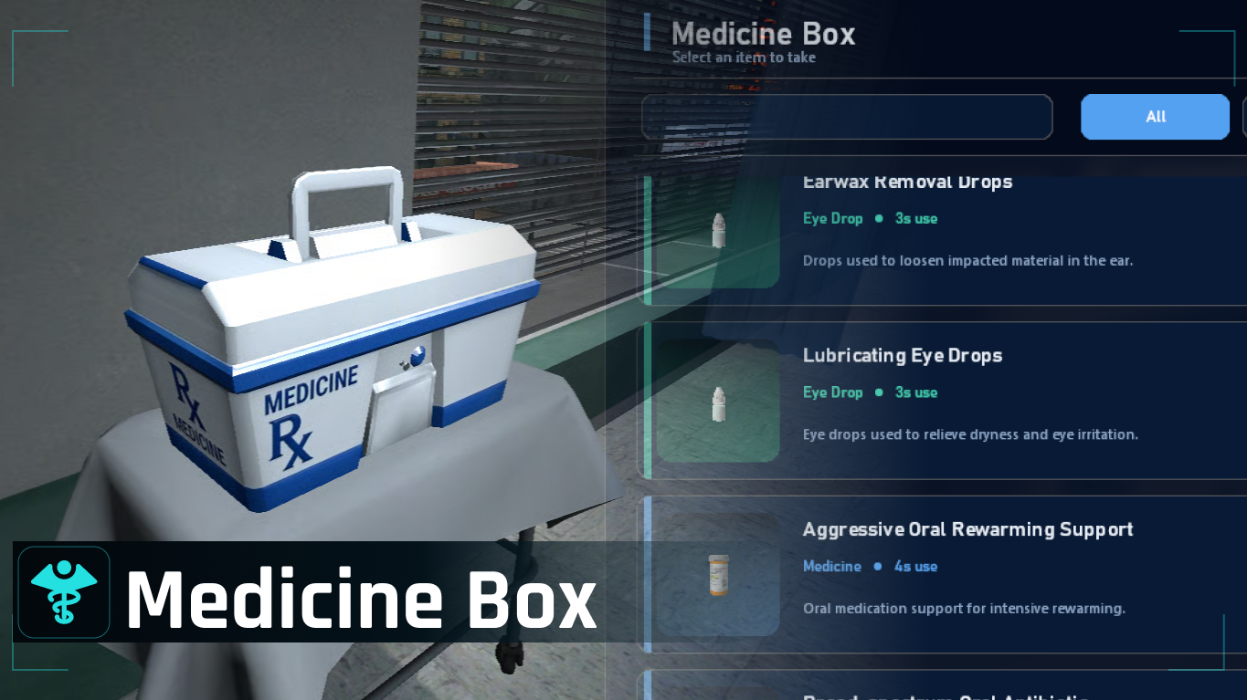 Medicine Box/HUD