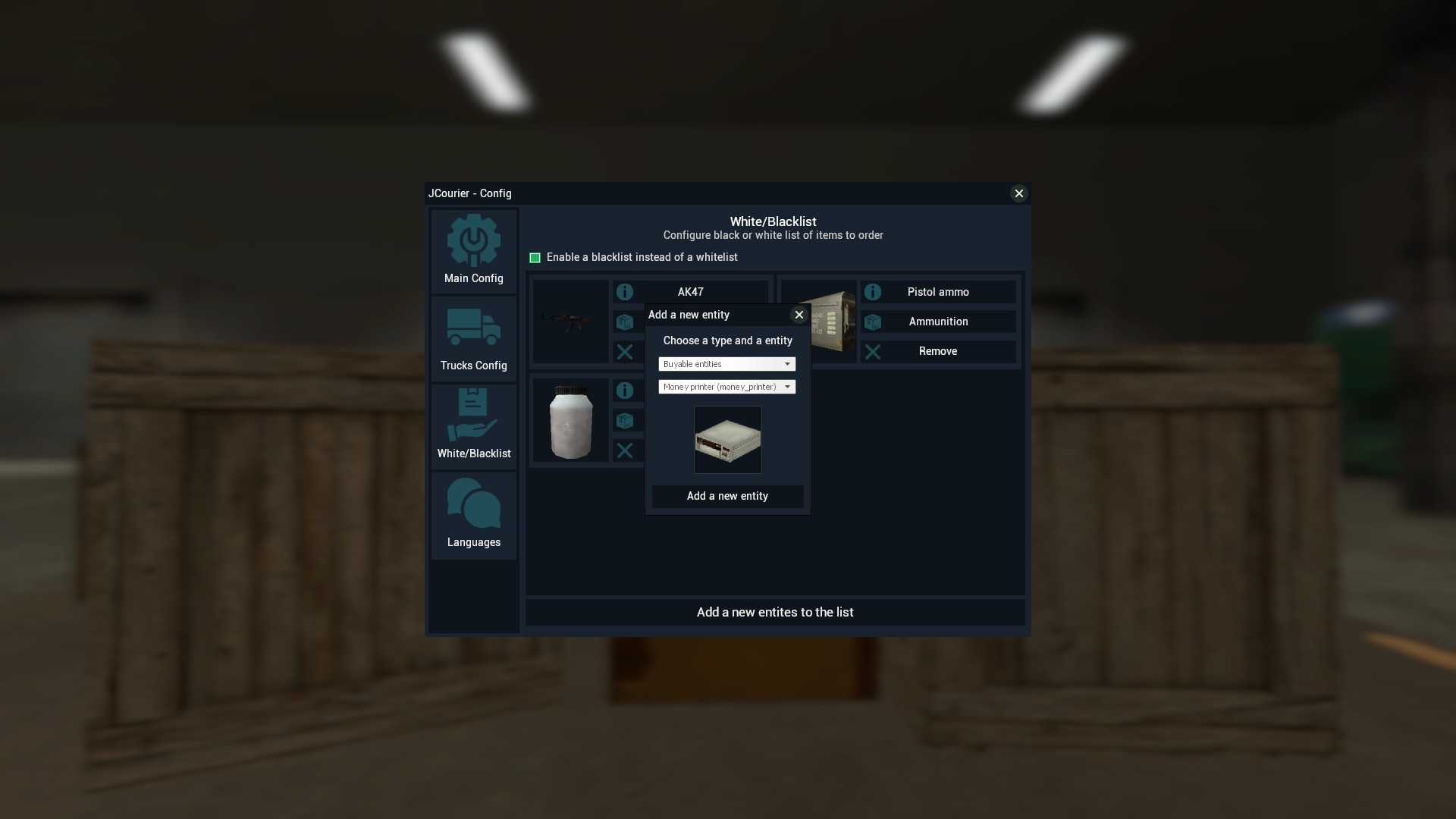 In-Game Config