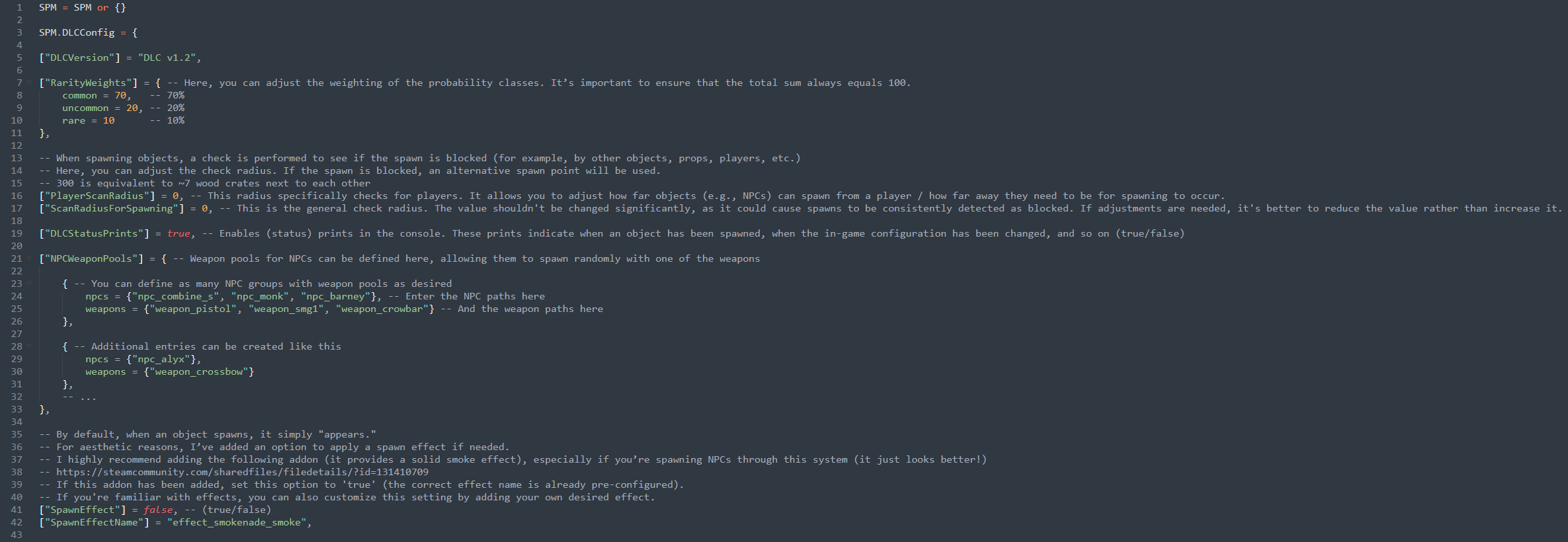 Config
