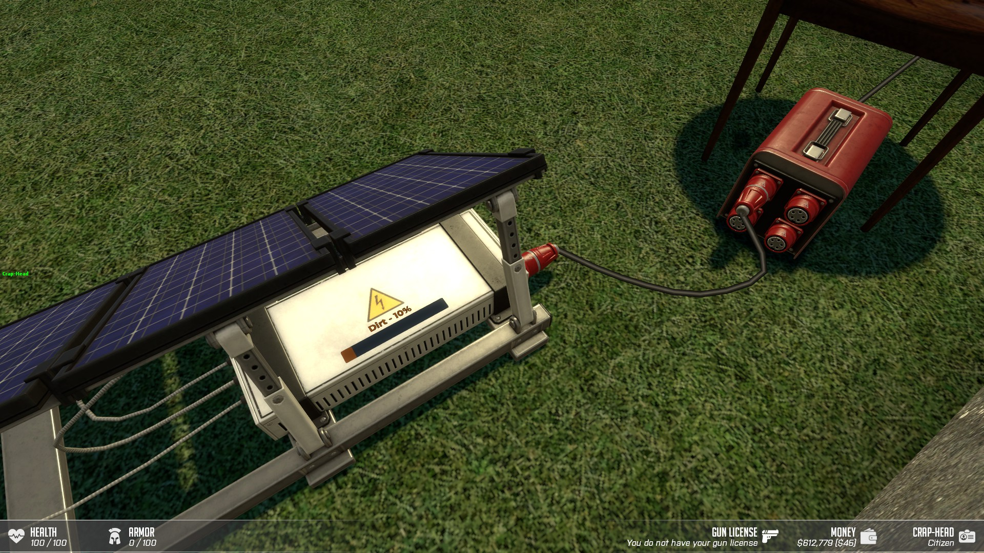 Solar panel dirt collection