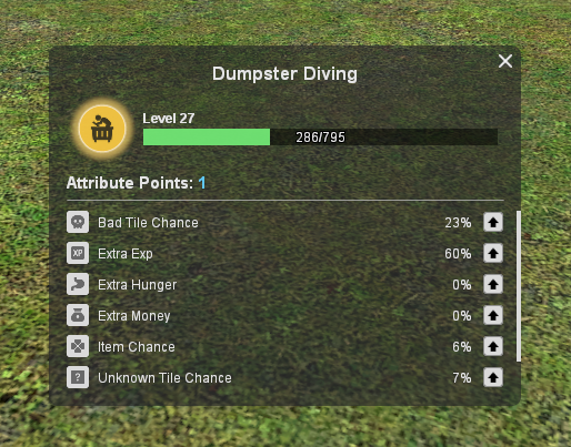 Dumpster Diving Skill Overview