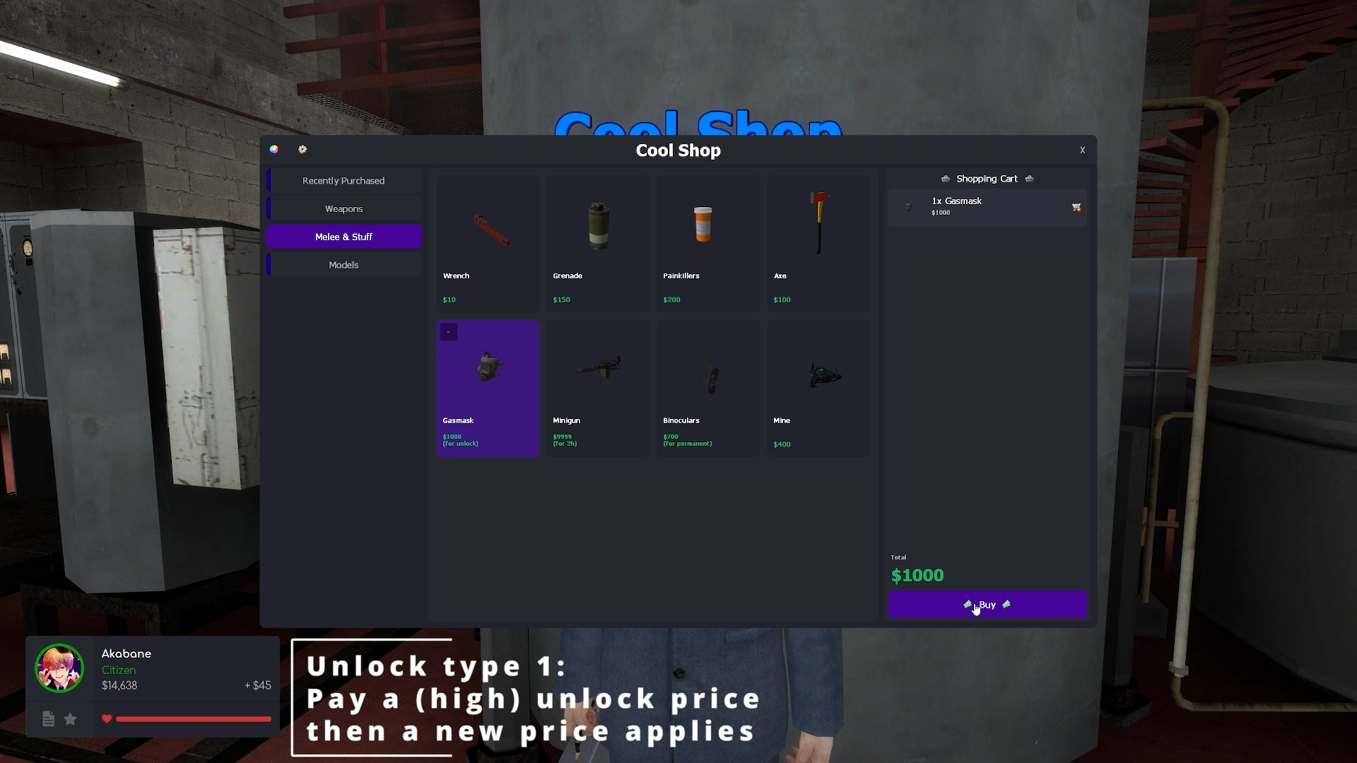 Unlock Type 1